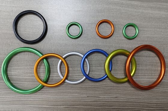 Cincin Sling Ring Finishing Anodizing Biru yang Dapat Disesuaikan Nyaman Tahan Lama Untuk Gendongan Bayi