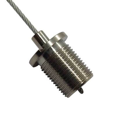 Kualitas Dijamin 18mm Faston Cable Clips 90 derajat Gripper Wire Rope untuk penggunaan di luar ruangan