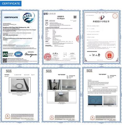 M10 Male Thread Brass Copper Cable Gripper Suspension Kit Wire Rope Clip untuk Bagian LED