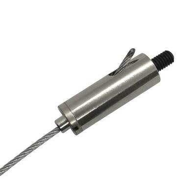 Gripper kabel stainless steel benang eksternal untuk langit-langit gantung pengorganisir kawat tali Clamping Grippers termasuk