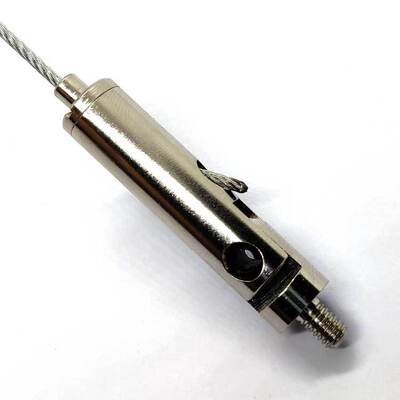 Gripper kabel stainless steel benang eksternal untuk langit-langit gantung pengorganisir kawat tali Clamping Grippers termasuk