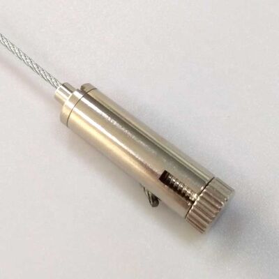 Klip kabel dengan sekrup Faston 90 derajat kawat tali Gripper kabel gantungan