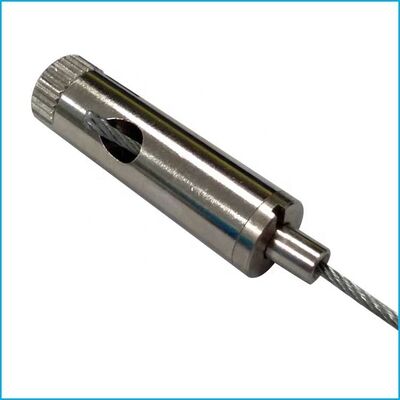 Klip kabel dengan sekrup Faston 90 derajat kawat tali Gripper kabel gantungan