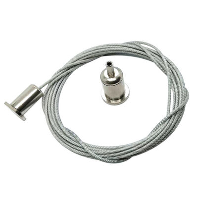 Track Light Suspension Kit Cable Gripper dengan Attachment Langit-langit Light Hanging Kit Cable Gripper