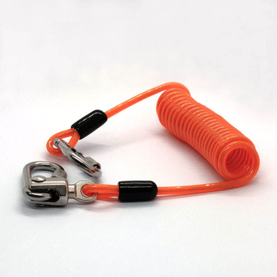 Pabrik Langsung OEM Disk Kunci Pengingat Kabel Sepeda Motor Alarm Keamanan Lanyard Spring Coil Wire Looped