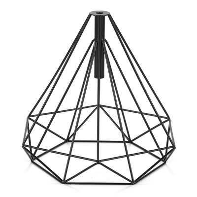 Lampu Pendant Shade Metal Wire Lamp Guard Cage untuk Dekorasi Wire Cage Shades