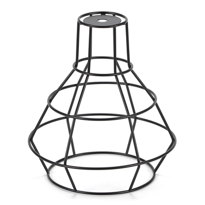 Lampu Pendant Shade Metal Wire Lamp Guard Cage untuk Dekorasi Wire Cage Shades