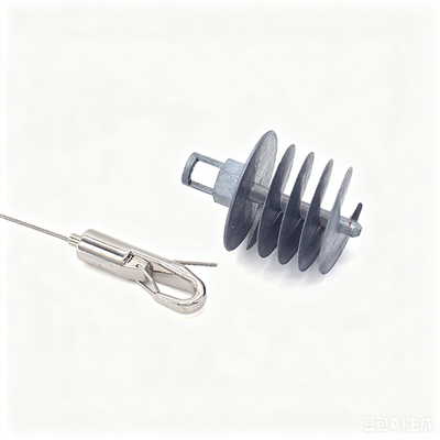 Set gantung logam yang dapat disesuaikan Sistem suspensi panel akustik Gripper kabel khusus Hook ISO9001 Sertifikasi permukaan khusus