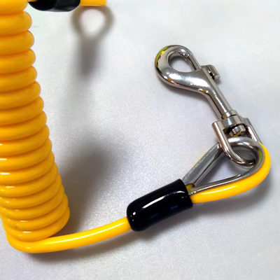 New Designed Coating PU Safety Spring Lanyard / Ergodyne Wrist Tool Lanyard