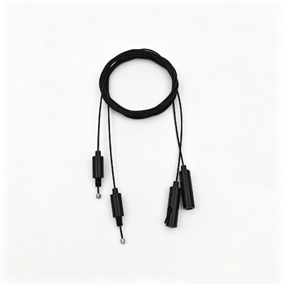 Pabrik OEM Custom Hitam Adjustable Cable Gripper Lengkap Kuningan Wire Rope EDP Lapisan Indoor Lamp Ceiling Suspension Aksesoris