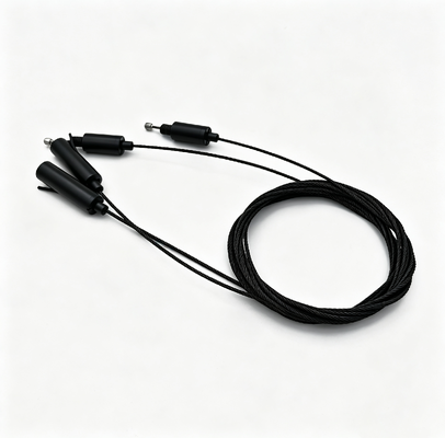 Pabrik OEM Custom Hitam Adjustable Cable Gripper Lengkap Kuningan Wire Rope EDP Lapisan Indoor Lamp Ceiling Suspension Aksesoris