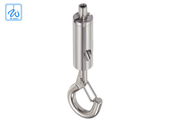 Pengait Jepret Kawat Penjepit Kabel Untuk Sistem Suspensi Kabel Warna Perak