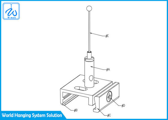 Kit Gantung Suspensi Kawat Serbaguna Tahan Lama Bahan Kuningan Baja Aluminium