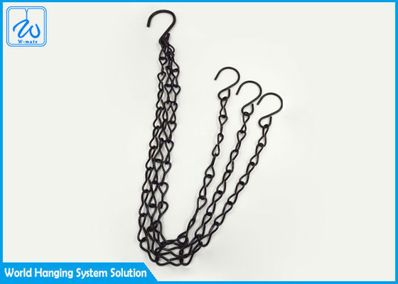 S Shape Hook Chain Hanging Kit, Steel Plant Hanging Kit 12kg Beban Bantalan
