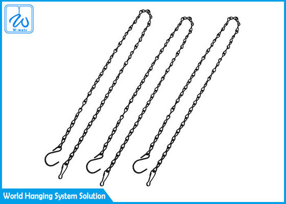 S Shape Hook Chain Hanging Kit, Steel Plant Hanging Kit 12kg Beban Bantalan