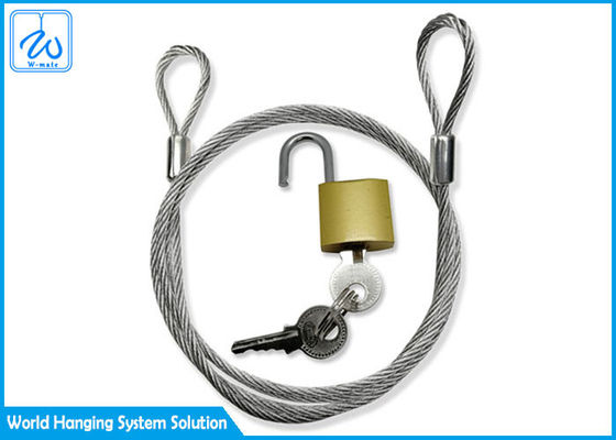 Kabel Pengaman Pegas Ekstensi Anti Maling, Kit Tali Kawat Baja Tahan Karat Anti Putus