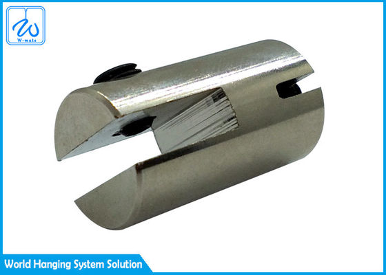 Aksesori Pemasangan Rak Pajangan Penjepit Sisi Kaca Desain Mode Tahan Lama