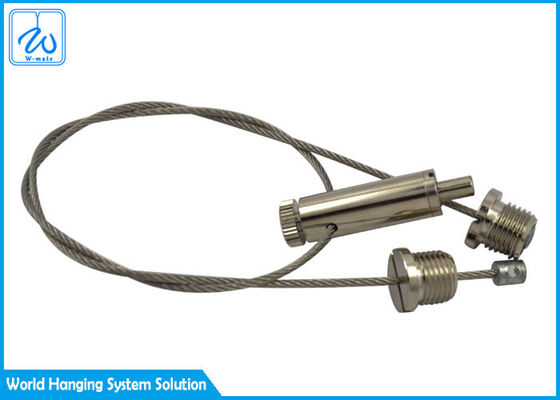 Steel Wire Cable Grippers Herringbone Suspension Kit For Ceiling Lights Chandeliers