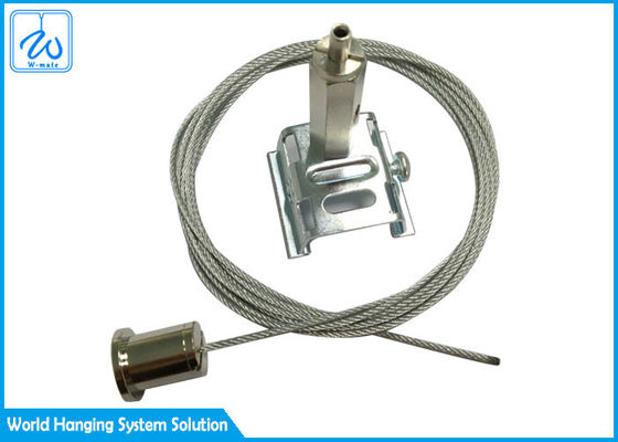 1.5mm Adjustable Drop Cable Wire Clamp Suspension Kits Dengan Fitting