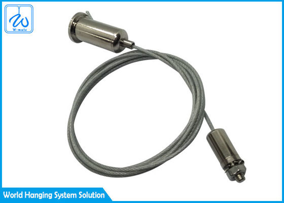 Transparent Pvc Coated Hanging Cable Suspension Kit With Locking Screw