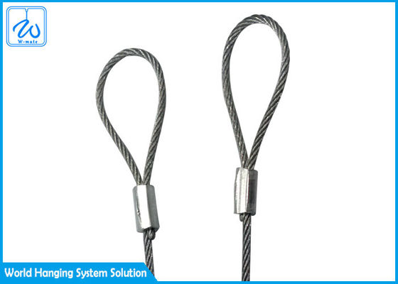 Safety Lanyard Tool Kabel Ends Tali kawat tali loop Untuk sistem gantung kawat