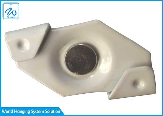 Klip T Bar Langit-Langit Gantung Putih Untuk Memasang Lampu Trek