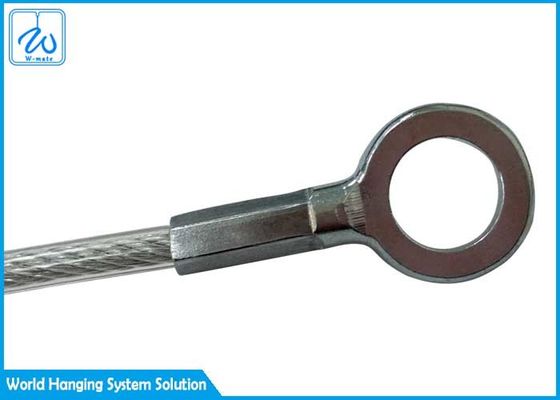 Suspensi PVC dilapisi tali kawat berlapis Sling panjang bebas Untuk kustomisasi