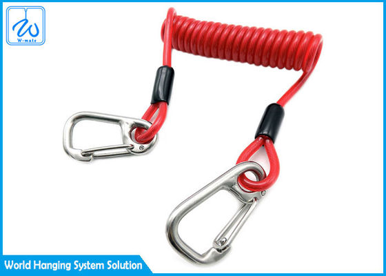 Kabel Keamanan Musim Semi Ekstensi Lanyard