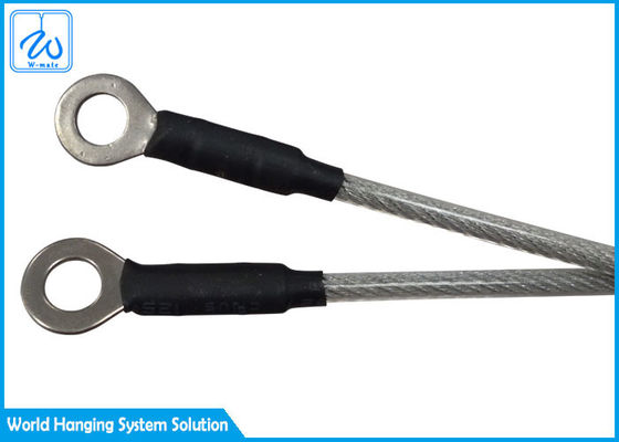 Kabel Tali Kawat Baja Galvanis 7x19 1.2mm Dengan Mata Pasak