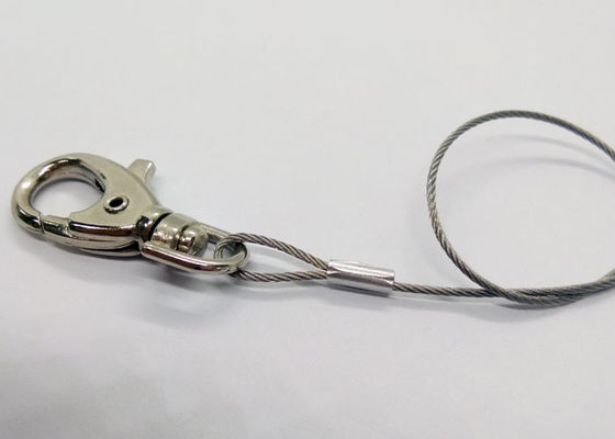 1x19 Sling Tali Kawat Baja Tahan Karat 6mm Pemasangan Kabel Gantung Bebas