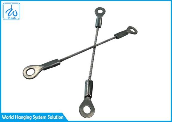 1x19 Sling Tali Kawat Baja Tahan Karat 6mm Pemasangan Kabel Gantung Bebas