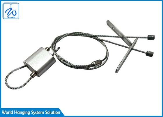 Grip kabel pesawat double loop yang dapat disesuaikan untuk sistem signage