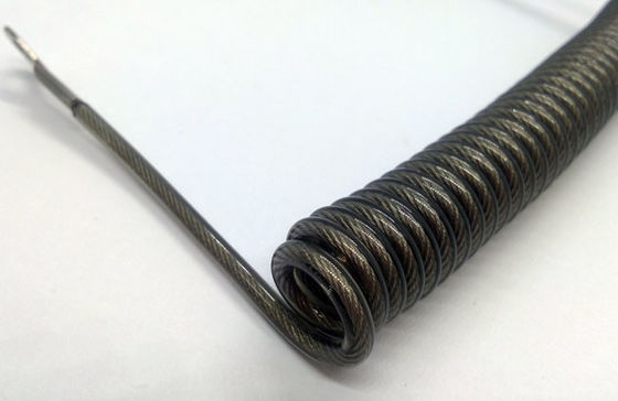 Tali Kekar Gulungan yang Dapat Ditarik Tali Transparan Untuk Sistem Keselamatan Panjat Tebing