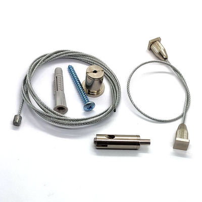 Kabel Gripper Dan stainless steel Punch-Free Wire Rope Suspension Kit Untuk Panel 60x60