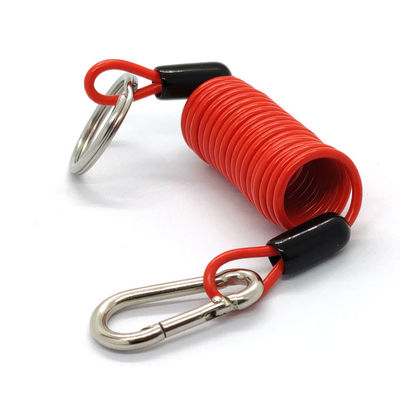 Best PVC Lapisan Keamanan Spring Coil Retraktable Tool Lanyard