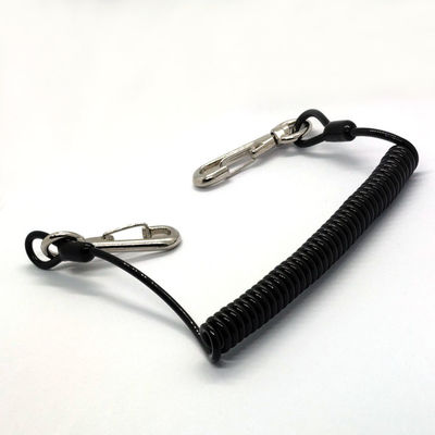Scaffolding Fleksibel Spring Loaded Tool Lanyard dengan Loop dan Hook