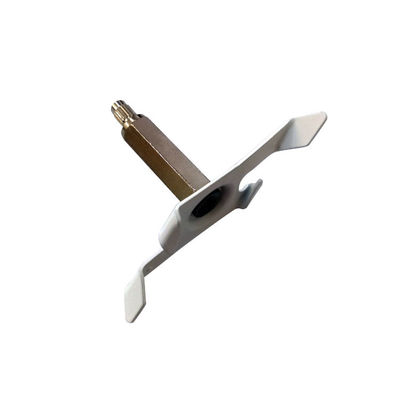 Klip langit-langit yang digantung untuk lampu Klip T-Bar putih Lampu jalur