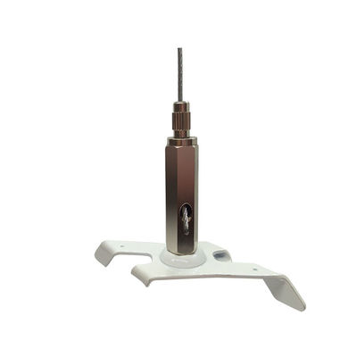 Klip langit-langit yang digantung untuk lampu Klip T-Bar putih Lampu jalur