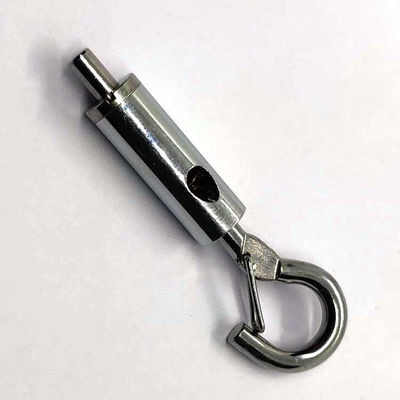 Custom Hanging Fitting Wire Rope Clip Suspension Kit Pesawat Kuningan Hook Gripper Kabel Untuk Sistem Tampilan
