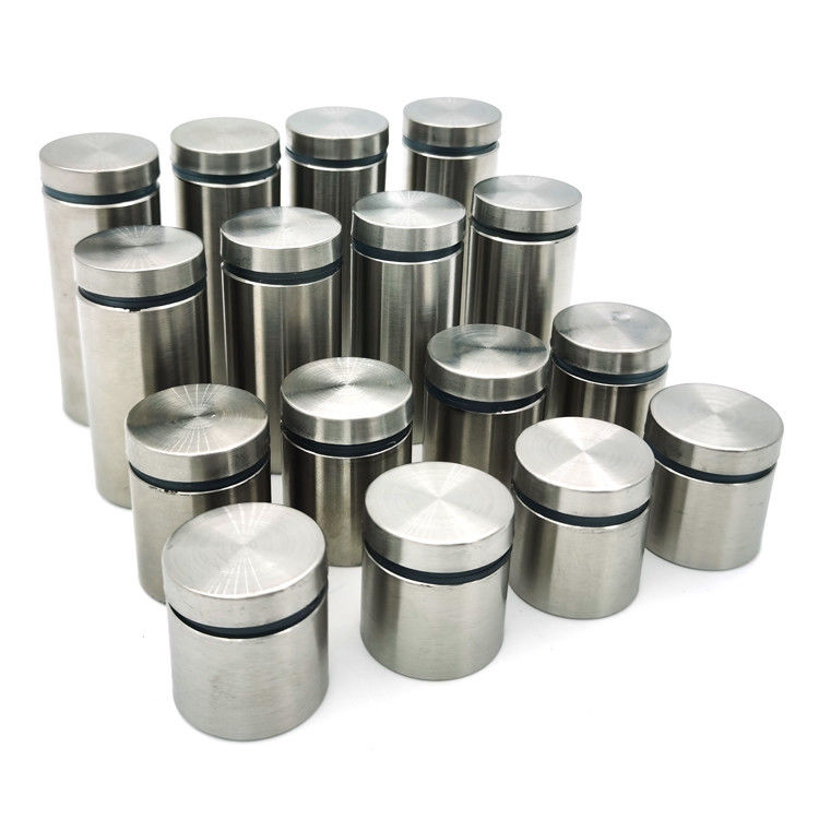 Tutup Sekrup Dudukan Tanda Kaca Baja Tahan Karat 3/4 Inci Untuk Papan Tanda yang Dipasang di Dinding