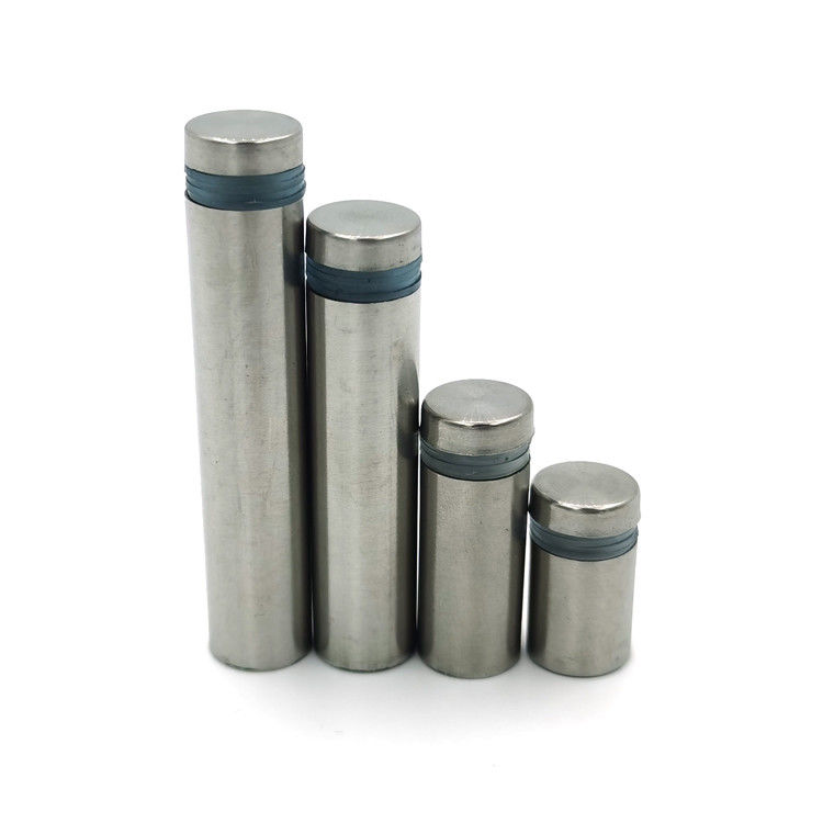 Perangkat Keras Pemasangan Standoff Tanda Dinding Baja Tahan Karat 316, Penahan Tanda Tutup Standoff untuk Tampilan Akrilik