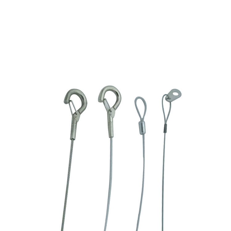 Steel Wire Rope Sling dengan Hook untuk Lighting Display dan Hanging