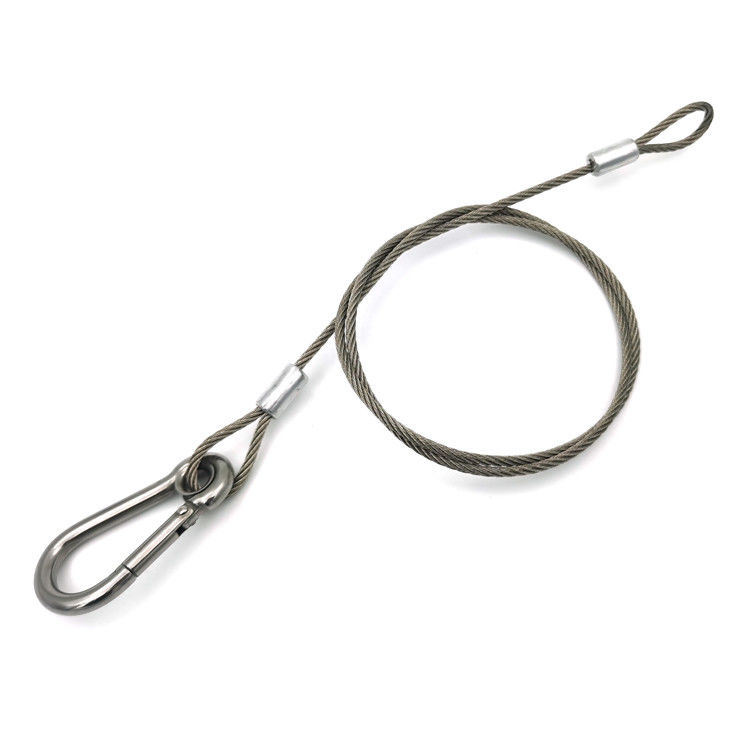 Kabel Suspensi Kawat Gantung Untuk Speaker Lampu Tumbuh LED Peralatan Display Periklanan Kuat Ringan