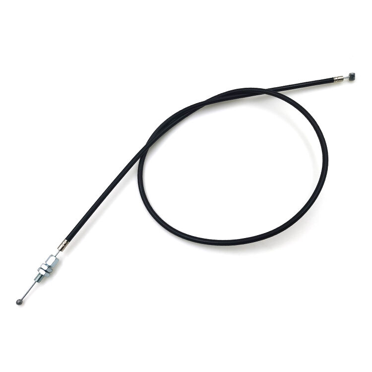 Pegangan Koper Baja Lapis PVC Kabel Rem Panjang Baja Galvanis Tali Kawat Ujung Mata Terminal Ganda