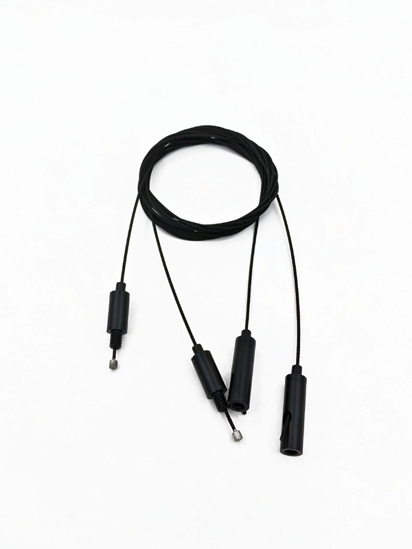 Pabrik OEM Custom Hitam Adjustable Cable Gripper Lengkap Kuningan Wire Rope EDP Lapisan Indoor Lamp Ceiling Suspension Aksesoris
