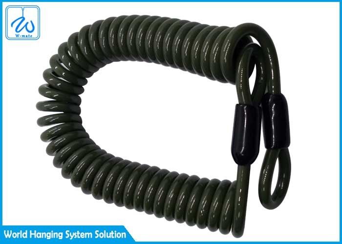 Spring Coil Tools Safety Lanyard Untuk Steeplejack Bekerja di Ketinggian