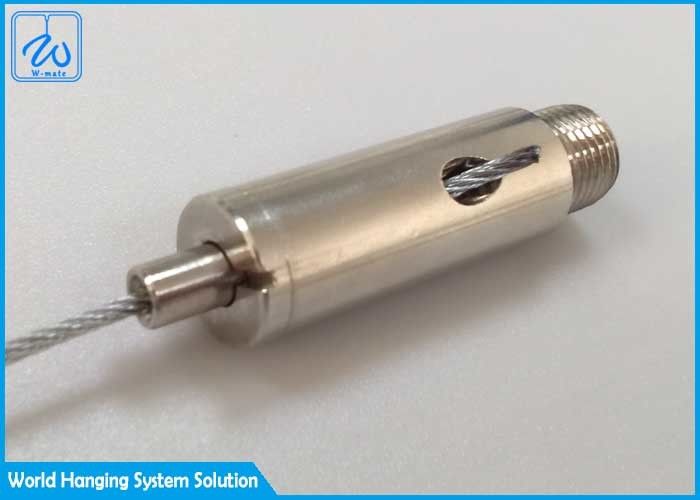 Klip Tali Kawat 1.5mm Stainless Steel Tempa Jatuh Galvanis Untuk Suspensi Pencahayaan