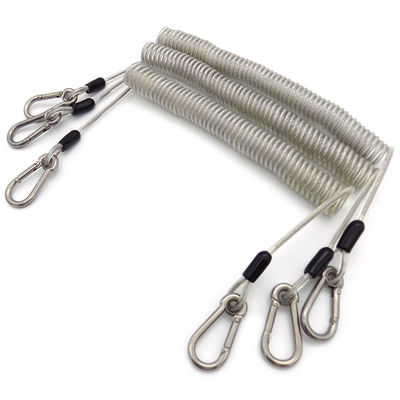 Profesional Spiral Spring Coil Lanyard Keamanan Darurat Berenang Merendam