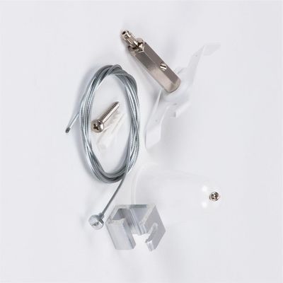 Desain khusus Ekstensi Clamp Gripper Wire Rope Grip Untuk Linear Lighting Suspension Kits