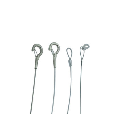Steel Wire Rope Sling dengan Hook untuk Lighting Display dan Hanging